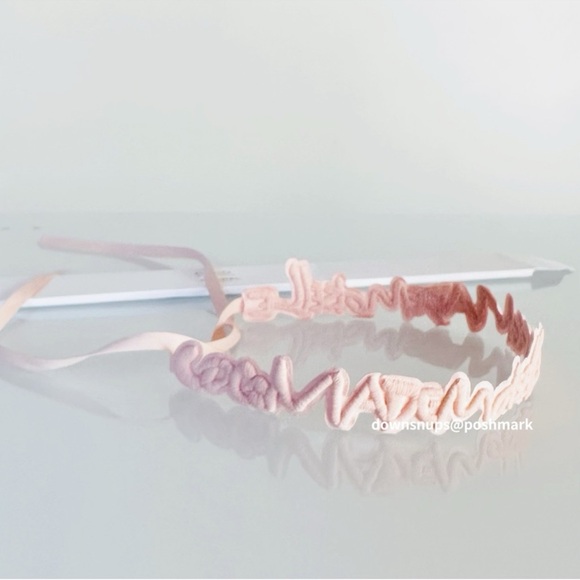 CHANEL Coco Mademoiselle Embroidered Letterings Decorative Ribbon Tie - Picture 3 of 8